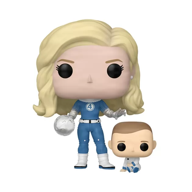 Набор игровых фигурок Funko POP! серии Фантастическая 4: Первые шаги - Невидимая леди и Франклин
