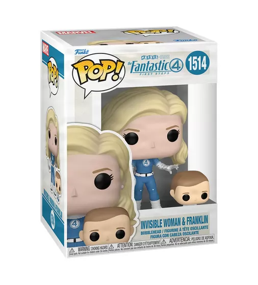 Набор игровых фигурок Funko POP! серии Фантастическая 4: Первые шаги - Невидимая леди и Франклин - 83583_1.jpg - № 1