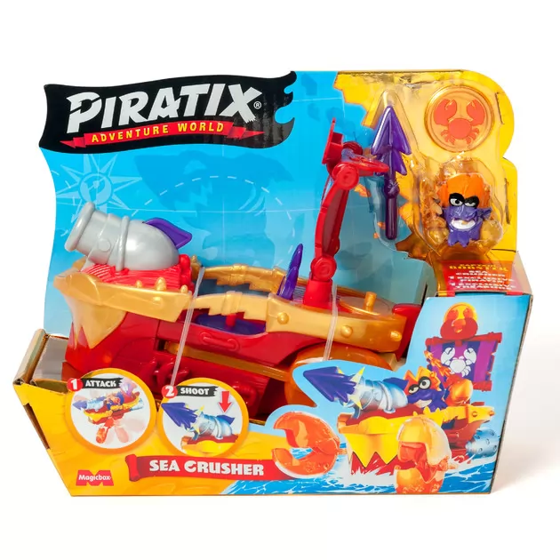 Игровой набор Piratix S - Пиратский корабль Морской громовержец