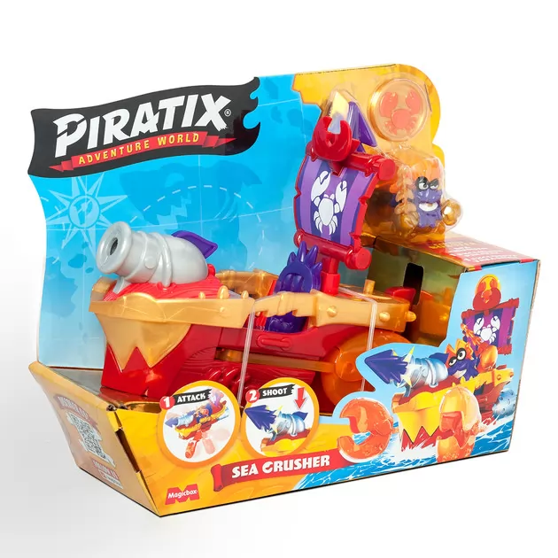 Игровой набор Piratix S - Пиратский корабль Морской громовержец