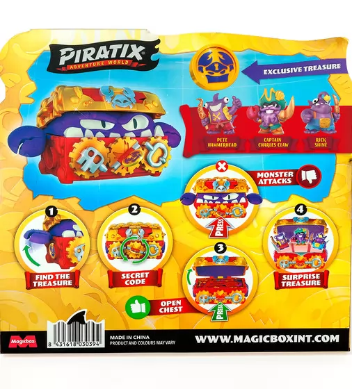 Игровой набор Piratix S - Сундук с сокровищами - PPXSP116IN00_9.jpg - № 9