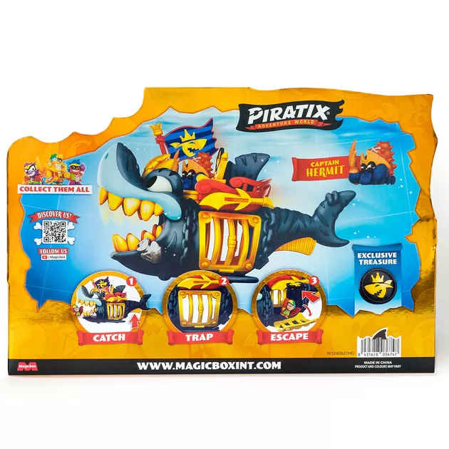 Игровой набор Piratix S - Королевская черная акула