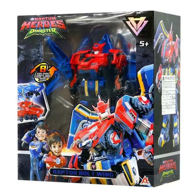 Zestaw do zabawy z robotem-transformerem DINOSTER &ndash; Raptor-Grotolot
