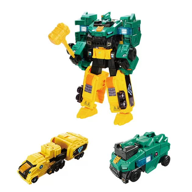 Zestaw do zabawy z robotem-transformerem DINOSTER &ndash; Stego-Tron (2 pojazdy)