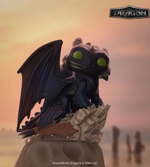 Игровая фигурка Funko POP! серии Как приручить дракона - Беззубик на скале - 86140_3.jpg - № 3