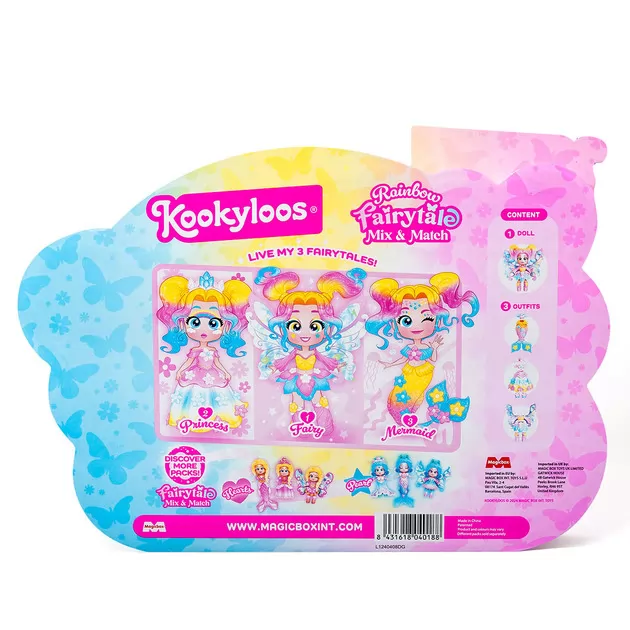 Игровой набор с куклой Kookyloos - Рейнбоу