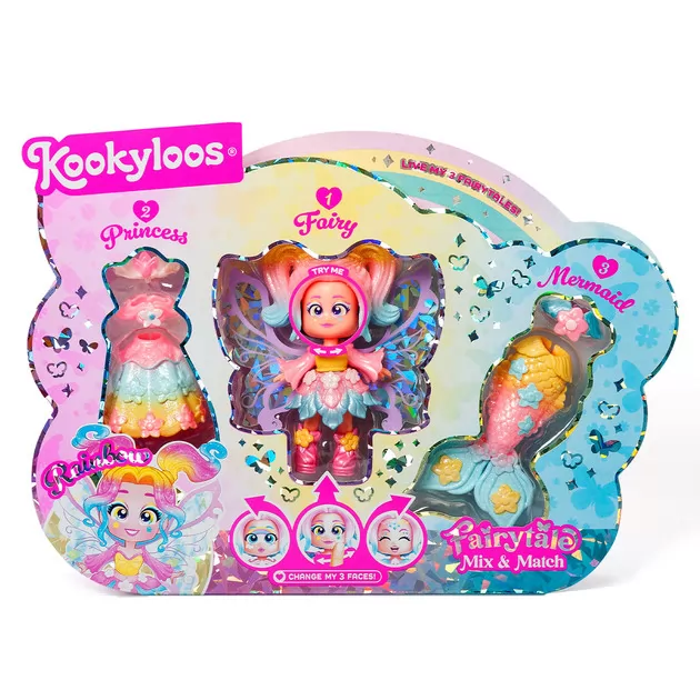 Игровой набор с куклой Kookyloos - Рейнбоу