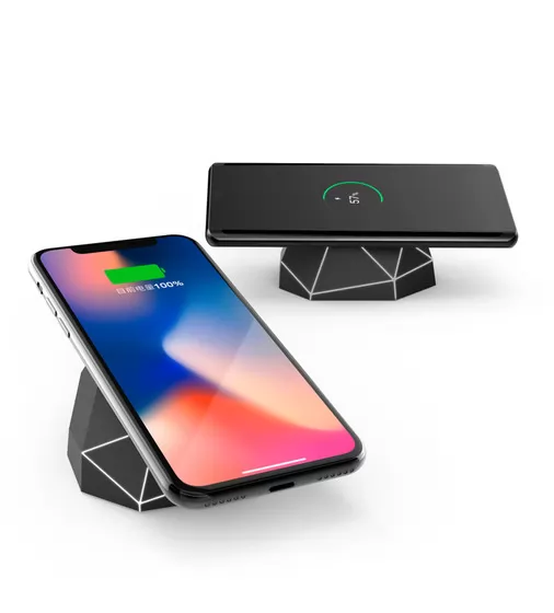 Беспроводное Зарядное Устройство Xoopar - Geo Dock (Черное С Белой Led-Подсветкой) - XP61063.21WL_4.jpg - № 4