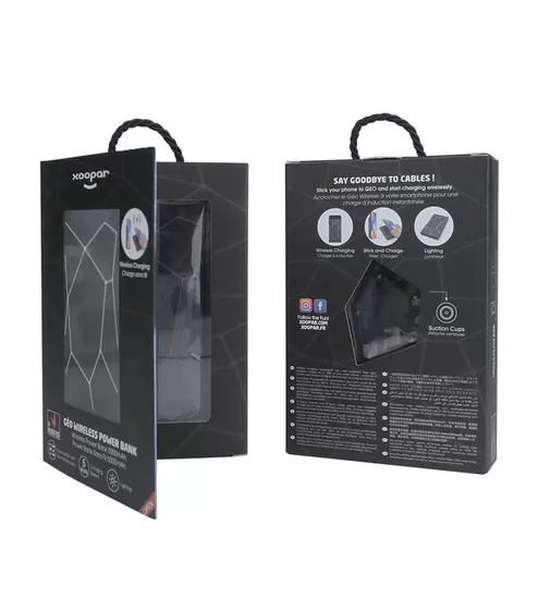 Беспроводная Портативная Батарея Xoopar - Geo Wireless Powerbank ( 5000 Ма*Ч) - XP61066.21L_4.jpg - № 4