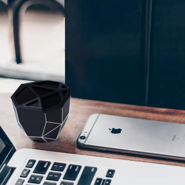 Акустика Xoopar - Geo Speaker (Черная С Белой Led-Подсветкой, Bluetooth,Моно)