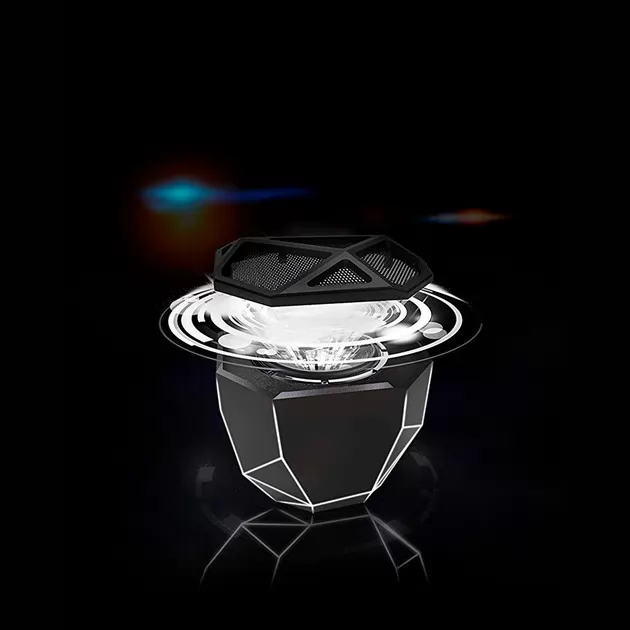 Акустика Xoopar - Geo Speaker (Черная С Белой Led-Подсветкой, Bluetooth,Моно)