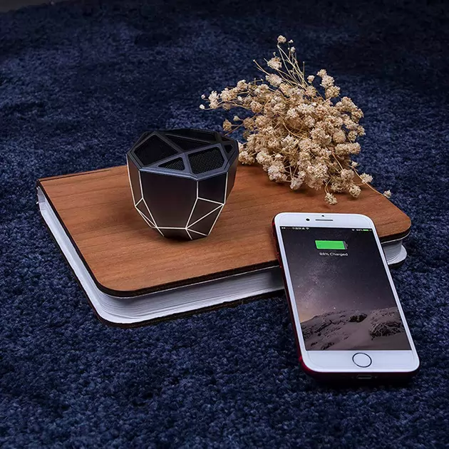 Акустика Xoopar - Geo Speaker (Черная С Белой Led-Подсветкой, Bluetooth,Моно)