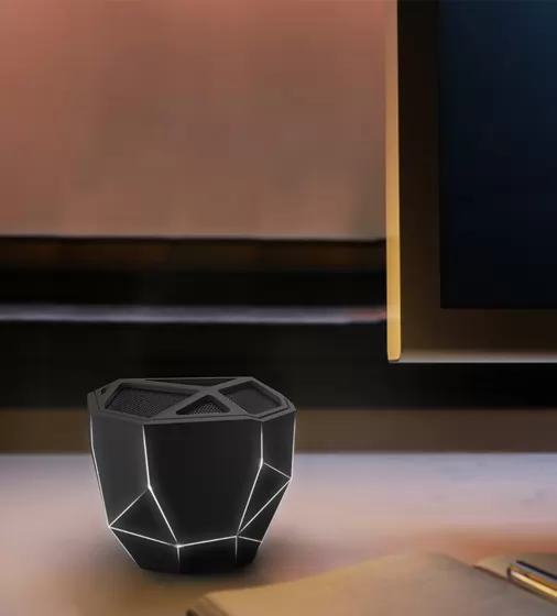 Акустика Xoopar - Geo Speaker (Черная С Белой Led-Подсветкой, Bluetooth,Моно) - XP81016.21WL_5.jpg - № 5