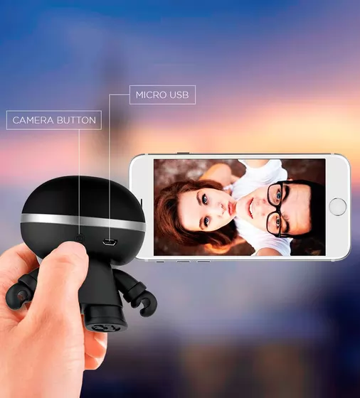 Акустика Xoopar - Mini Xboy (7,5 Cm, Черный Металлик, Bluetooth) - XBOY8100121М_6.jpg - № 6