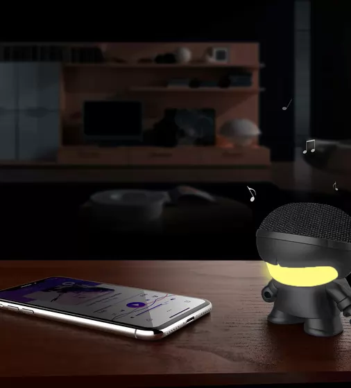 Акустика Xoopar - Mini Xboy (7,5 Cm, Черный Металлик, Bluetooth) - XBOY8100121М_7.jpg - № 7