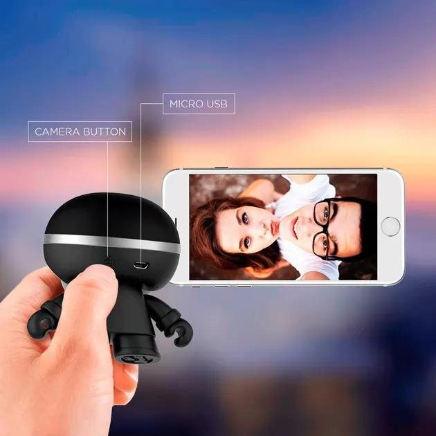 Акустика Xoopar - Mini Xboy (7,5 Cm, Черный Металлик, Bluetooth)