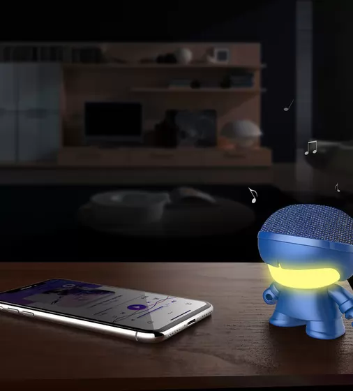 Акустика Xoopar - Mini Xboy (7,5 Cm, Синий Металлик, Bluetooth) - XBOY8100116М_3.jpg - № 3