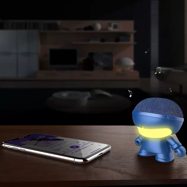 Акустика Xoopar - Mini Xboy (7,5 Cm, Синий Металлик, Bluetooth)