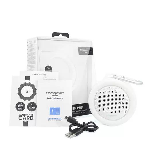 Влагозащищенная Акустика Xoopar – Splash Pop (Белая, Sd Карта) - XP8100814A_5.jpg - № 5