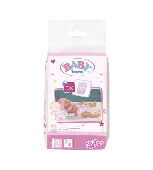 Подгузники Для Куклы Baby Born (В Наборе 5 Шт) - 815816_3.jpg - № 3