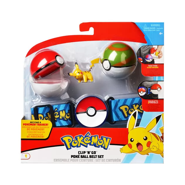 Игровой Набор Pokemon - Пояс С Покеболами Пикачу