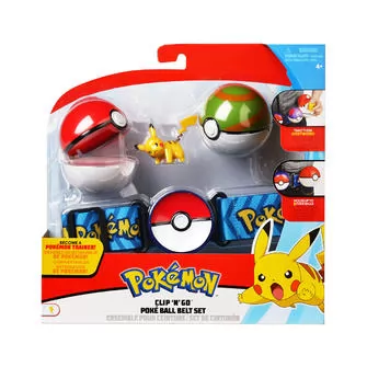 Игровой Набор Pokemon - Пояс С Покеболами Пикачу