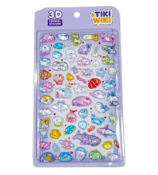Zestaw naklejek 3D TIKI WIKI z serii &bdquo;Crystal&rdquo; &ndash; TIKI MORZE - 51423_1.jpg - № 1