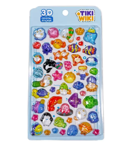 Zestaw naklejek 3D TIKI WIKI z serii &bdquo;Crystal&rdquo; &ndash; TIKI OCEAN - 51366_1.jpg - № 1