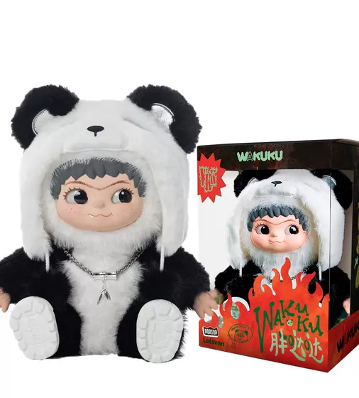 Miękka zabawka z limitowanej serii POP TOP Letsvan z serii &bdquo;Wakuku&rdquo; &ndash; Panda 800% (37 cm, mix) - 17WK-P8-P1_1.jpg - № 1