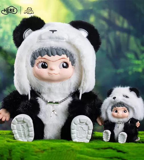 Miękka zabawka z limitowanej serii POP TOP Letsvan z serii &bdquo;Wakuku&rdquo; &ndash; Panda 800% (37 cm, mix) - 17WK-P8-P1_7.jpg - № 7