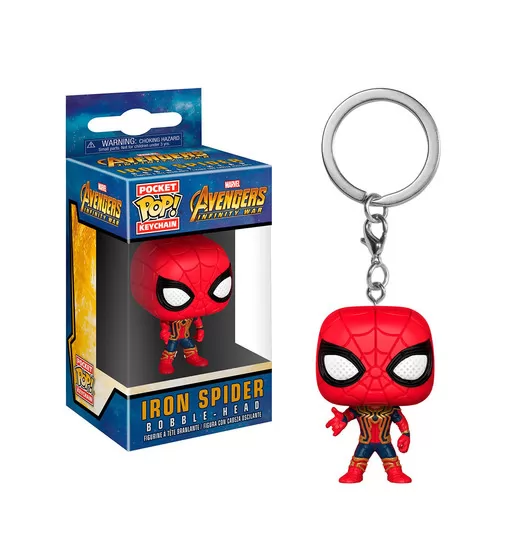 Игровая Фигурка На Клипсе Funko Pop! Cерии Война Бесконечности - Железный Паук - 27302_2.jpg - № 2