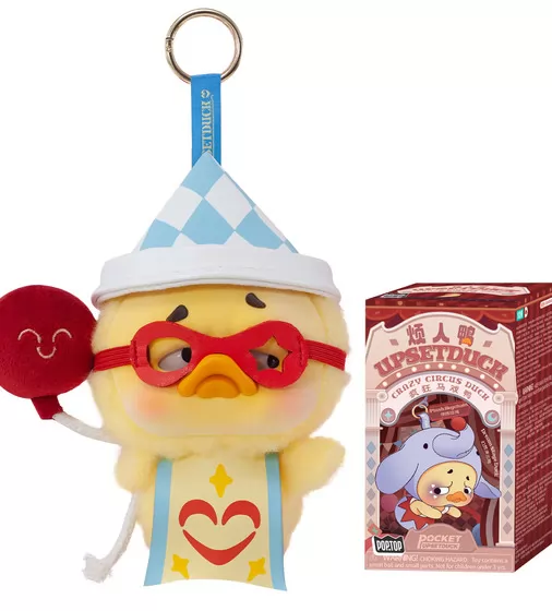 Kolekcjonerska miękka zabawka z zawieszką POP TOP 1983toys z serii &bdquo;Upset Duck &rdquo; &ndash; SHOW CYRKOWE - AP17183803100C_1.jpg - № 1