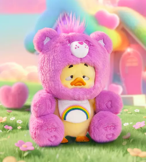 Kolekcjonerska miękka zabawka z zawieszką POP TOP 1983toys z serii &bdquo;Upset Duck x Care Bears&rdquo; &ndash; PRZYTULASKI - AP17183807700C_3.jpg - № 3