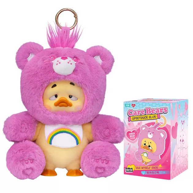 Kolekcjonerska miękka zabawka z zawieszką POP TOP 1983toys z serii &bdquo;Upset Duck x Care Bears&rdquo; &ndash; PRZYTULASKI