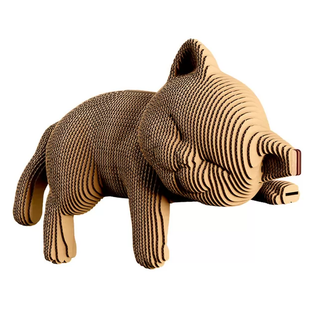 Puzzle 3D Śpiący kotek