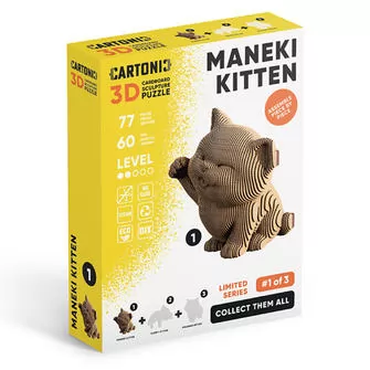 Puzzle 3D Kotek Maneki