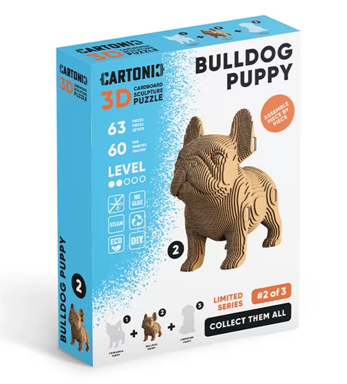 Puzzle 3D Szczeniak buldoga - CARTMNBULL_1.jpg - № 1