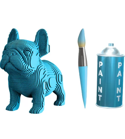 Puzzle 3D Szczeniak buldoga - CARTMNBULL_5.jpg - № 5