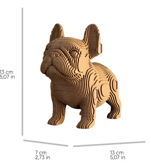 Puzzle 3D Szczeniak buldoga - CARTMNBULL_4.jpg - № 4