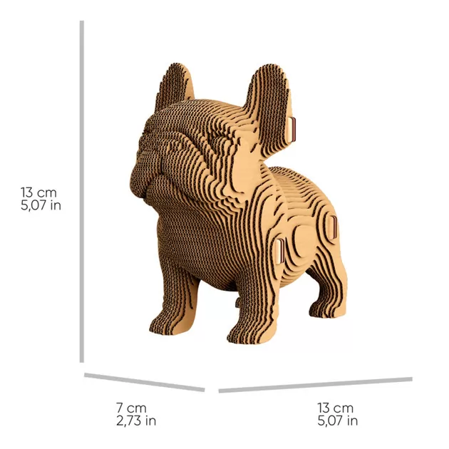 Puzzle 3D Szczeniak buldoga