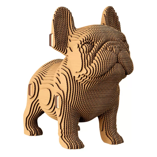 Puzzle 3D Szczeniak buldoga