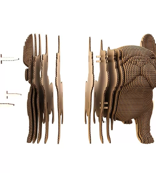Puzzle 3D Szczeniak buldoga - CARTMNBULL_3.jpg - № 3