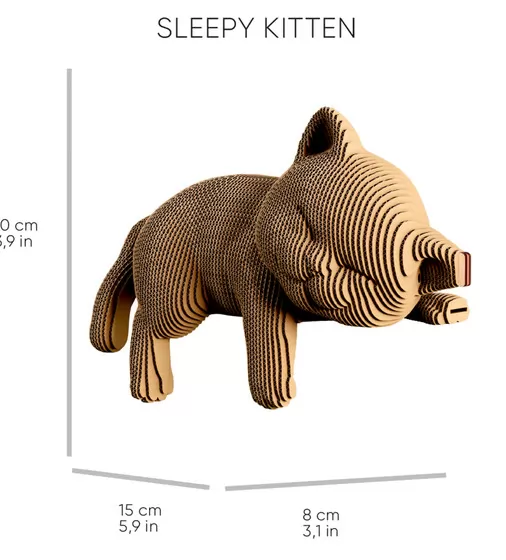Puzzle 3D Trio kotk&oacute;w - CARTKITTENS_6.jpg - № 6