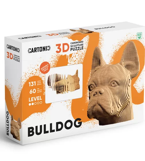 Puzzle 3D Buldog - CARTMBDG_1.jpg - № 1