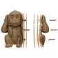 Puzzle 3D Trio małpek - CARTTRIOMONK_3.jpg - № 3