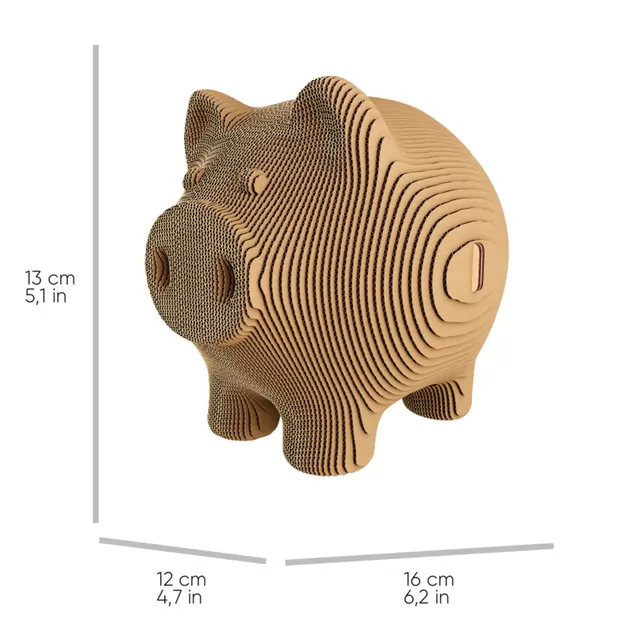 Puzzle 3D Świnka skarbonka