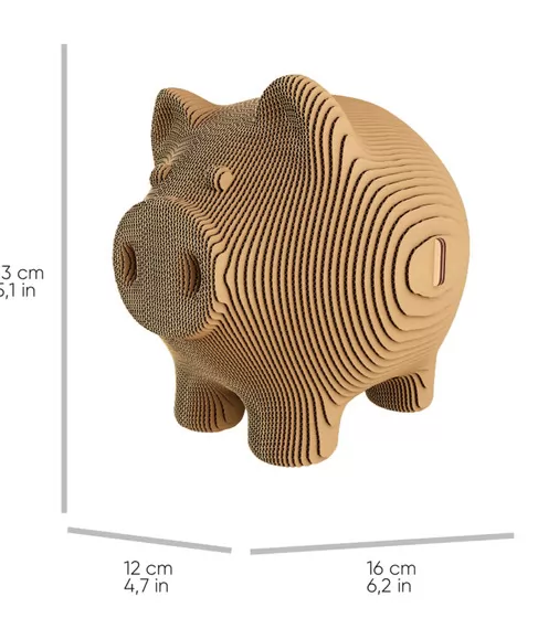 Puzzle 3D Świnka skarbonka - CARTPIGGY_5.jpg - № 5