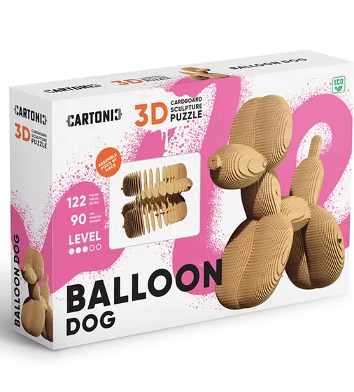Puzzle 3D Balonowy pies - CARTBAL_1.jpg - № 1