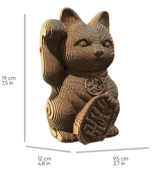 Puzzle 3D Szczęśliwy kot - CARTLUCK_5.jpg - № 5
