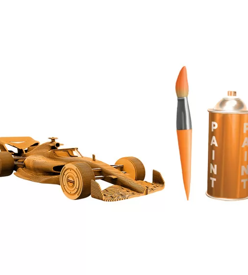 Puzzle 3D Samoch&oacute;d wyścigowy - CARTRAC_6.jpg - № 6